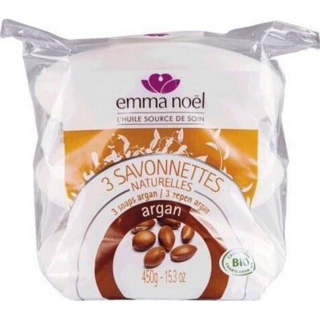 EMMA NOEL Savonnette Argan Bio 3x150g Emma Noel