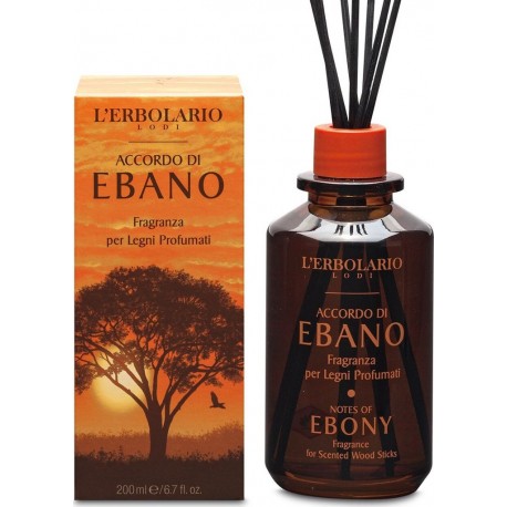 L'erbolario Notes De Parfum Ébène Pour Les Bois Parfumés 200ml