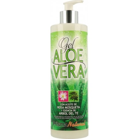 Prisma Natural Gel D'aloe Vera + Rose Musquée + Arbre À Thé 500ml