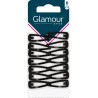 GLAMOUR STYLE Barrette Pour Cheveux Clic Clac Noir