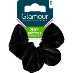 GLAMOUR STYLE Chouchou Pour Cheveux Noir Recyclé