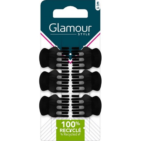 GLAMOUR STYLE Pinces à Cheveux Noire