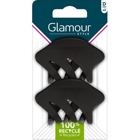 GLAMOUR STYLE Pince à Cheveux Crabes pour Cheveux Recyclée