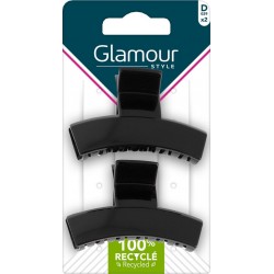 GLAMOUR STYLE Pinces à Cheveux Noir