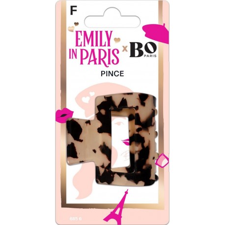EMILY IN PARIS X BO PARIS Pince À Cheveux Motif Écaille EMILY IN PARIS x BO PARIS