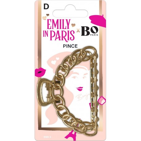 EMILY IN PARIS BY BO PARIS Pince à Cheveux Or