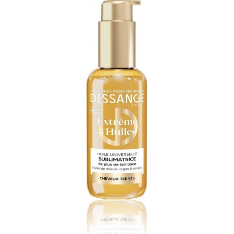 DESSANGE Sérum Cheveux Très Secs Nutrition Intense Peptides Huile De Lin NutriExtrême Richesse