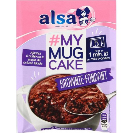 ALSA MY MUG CAKE PREPARATION POUR GATEAU SACHET CHOCOLAT 70G