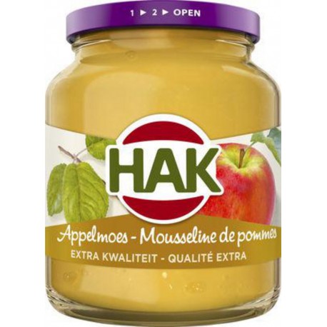 Hak Mousseline De Pommes 355g (lot de 12)