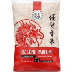 Riz du Monde Riz Long Parfumé Qualité Supérieure 5Kg (lot de 2)