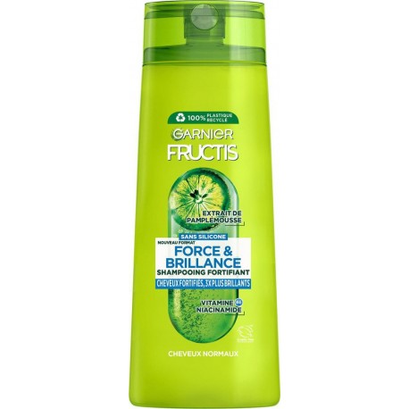 GARNIER Shampoing Fortifiant pour Cheveux normaux Extrait de pamplemousse Force & Brillance 300ml