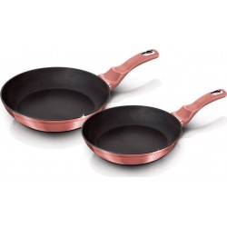 BERLINGER HAUS Batterie de cuisine I-Rose Set de 2 Poêles à Frire Induction