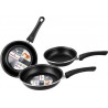 MAGEFESA Batterie de cuisine Kenia Set 3 Poêles à Frire Induction