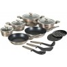 HERZBERG Batterie de cuisine HGMETCR15-CAR