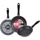 MAGEFESA Batterie de cuisine Gransasso Set 3 Poêles à Frire Induction