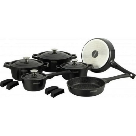 ROYALTY LINE Batterie de cuisine RLOS1014-BLK