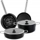 MAGEFESA Batterie de cuisine Ares Induction 6 Pièces Antiadhésif
