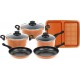 HERZBERG Batterie de cuisine HG04838-COP