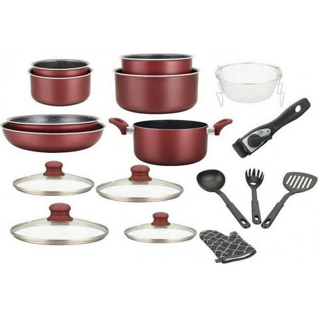 HERZBERG Batterie de cuisine HG8055-BR