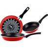 MAGEFESA Batterie de cuisine Grana Set 3 Poêles à Frire Induction