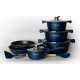 ROYALTY LINE Batterie de cuisine RLBS1010M-BLU