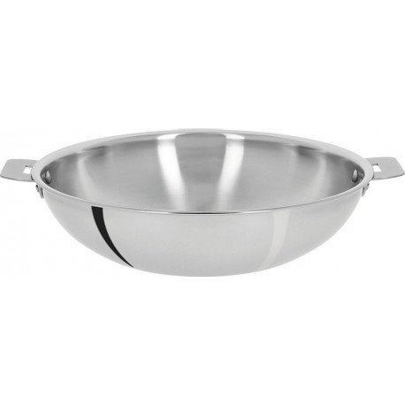 CRISTEL Wok 30cm Casteline amovible inox