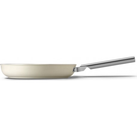 SMEG Poêle 28cm céramique crème