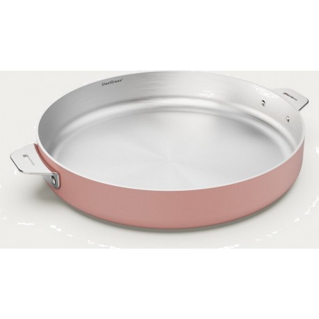 COOKUT Poêle LA MERVEILLEUSE INOX 28CM GUIMAUVE