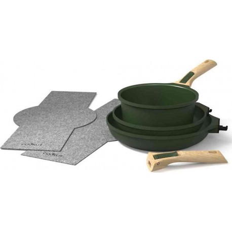 COOKUT Poêle L&39 incroyable 7pcs Amovible Fougere