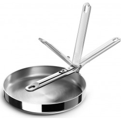 JOSEPH JOSEPH Poêle Space 24cm avec poignée retractable inox