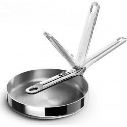 JOSEPH JOSEPH Poêle Space 20cm avec poignée pliante inox