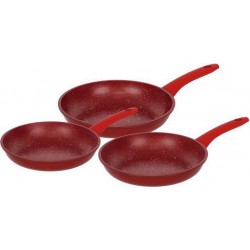 HERZBERG Poêle HG04807-RED