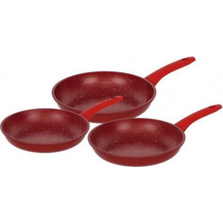 HERZBERG Poêle HG04807-RED