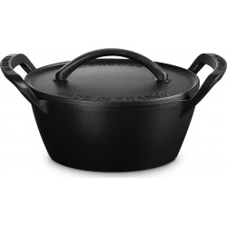 LE CREUSET Cocotte barbecue 25cm noir mat
