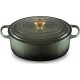 LE CREUSET Cocotte 31CM THYM BOUTON DORÉ