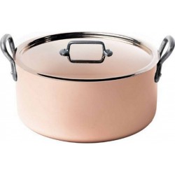DE BUYER Faitout Faitout pro cuivre/inox 24cm + couvercle