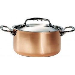 DE BUYER Faitout Faitout cuivre/inox 16cm + couvercle