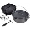 VIDAXL Cocotte Noir