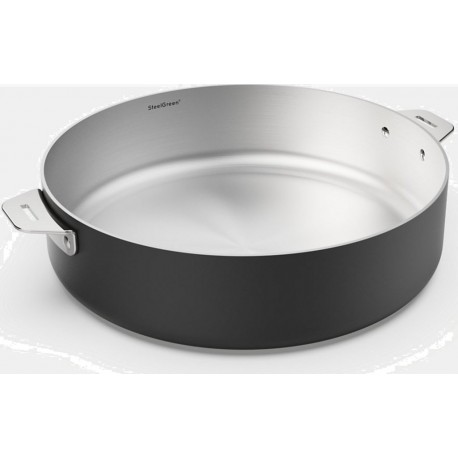 COOKUT Sauteuse LA MERVEILLEUSE INOX 28CM GRAPHITE