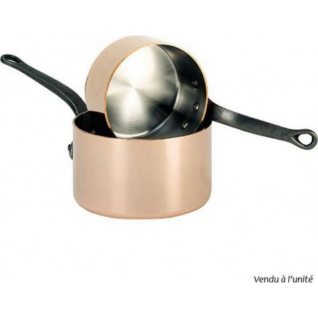 DE BUYER Casserole Casserole en cuivre/inox 20cm