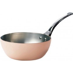 DE BUYER Sauteuse Sauteuse bombée en cuivre/inox 20cm