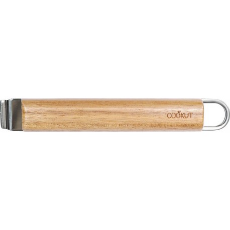 COOKUT Poignée amovible LA MERVEILLEUSE INOX CHENE