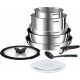 TEFAL Batterie de cuisine Ingenio Emotion 10pcs L897S104