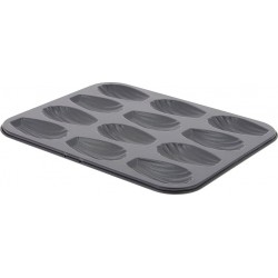 DE BUYER Moule à madeleine 12 madeleines 4710.12