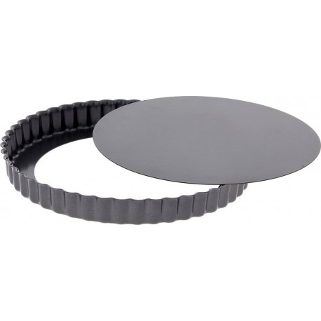 DE BUYER Moule à tarte rond cannele amovible 4706.32