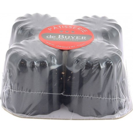 DE BUYER Moule à cannelé a cannelés x4 4718.05
