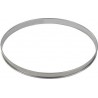 GOBEL Moule à tartelette Cercle à tarte haut inox bords roulé