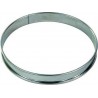 GOBEL Moule à tartelette Cercle à tarte haut inox bords roulé