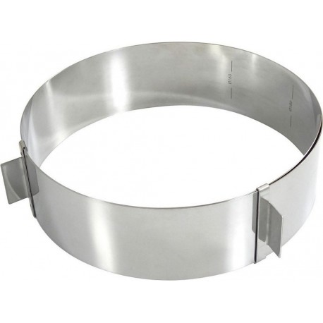 GOBEL Cercle pâtisserie Cercle réglable inox de 160 à 280 mm d