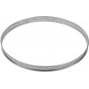 GOBEL Moule à tartelette Cercle à tarte inox bord roulé épa